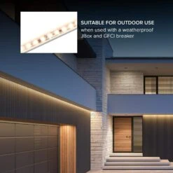 84 In. Hardwired, White, Integrated LED, Under Cabinet Light, 3220 Lumens, 3000K Warm White, 120-Volt Cove Light -Lamp Parts white maxxima under cabinet bar lights msl 844250w 44 1000