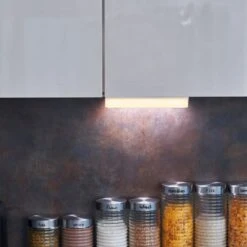 9 In. Hardwired 4.5-Watt White Integrated LED Under Cabinet Light, 5 CCT 2700K-5000K, 270 Lumens -Lamp Parts white maxxima under cabinet bar lights msl 905005 76 1000