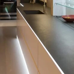 96 In. Hardwired, White, Integrated LED, Under Cabinet Light, 3680 Lumens, 3000K Warm White, 120-Volt Cove Light -Lamp Parts white maxxima under cabinet bar lights msl 964850w 66 1000