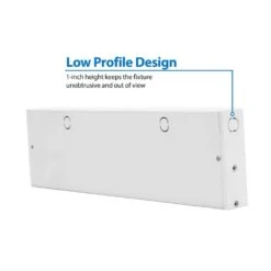 NUC-5 Series 12.5 In. White Selectable LED Under Cabinet Light -Lamp Parts white nicor under cabinet bar lights nuc512swh 1d 1000