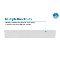 NUC-5 Series 21.5 In. White Selectable LED Under Cabinet Light -Lamp Parts white nicor under cabinet bar lights nuc521swh a0 1000