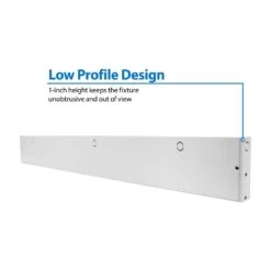 NUC-5 Series 30 In. White Selectable LED Under Cabinet Light -Lamp Parts white nicor under cabinet bar lights nuc530swh 1d 1000