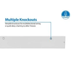 NUC-5 Series 30 In. White Selectable LED Under Cabinet Light -Lamp Parts white nicor under cabinet bar lights nuc530swh a0 1000