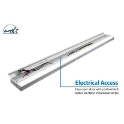 NUC-5 Series 40 In. White Selectable LED Under Cabinet Light -Lamp Parts white nicor under cabinet bar lights nuc540swh 1d 1000