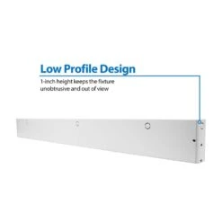 NUC-5 Series 40 In. White Selectable LED Under Cabinet Light -Lamp Parts white nicor under cabinet bar lights nuc540swh 66 1000