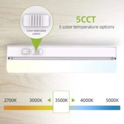 18 In. 2.95 In Direct Wire Or Plug-in White Integrated LED Linkable Under Cabinet Light (1PK) 13 18 In. 2.95 In Direct Wire Or Plug-in White Integrated LED Linkable Under Cabinet Light (1PK) -Lamp Parts white pinegreen lighting under cabinet bar lights cl hcul02 18cct 44 1000