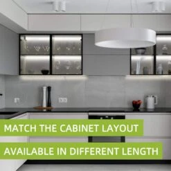 24 In. Length 2.95 In. Width Direct Wire Or Plug-in White Integrated LED Linkable Under Cabinet Light (1PK) -Lamp Parts white pinegreen lighting under cabinet bar lights cl hcul02 24cct 76 1000