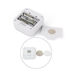 80 Lumens Integrated LED Puck Lights With Remote Control (6-Pack) -Lamp Parts white puck lights 91389 a0 1000