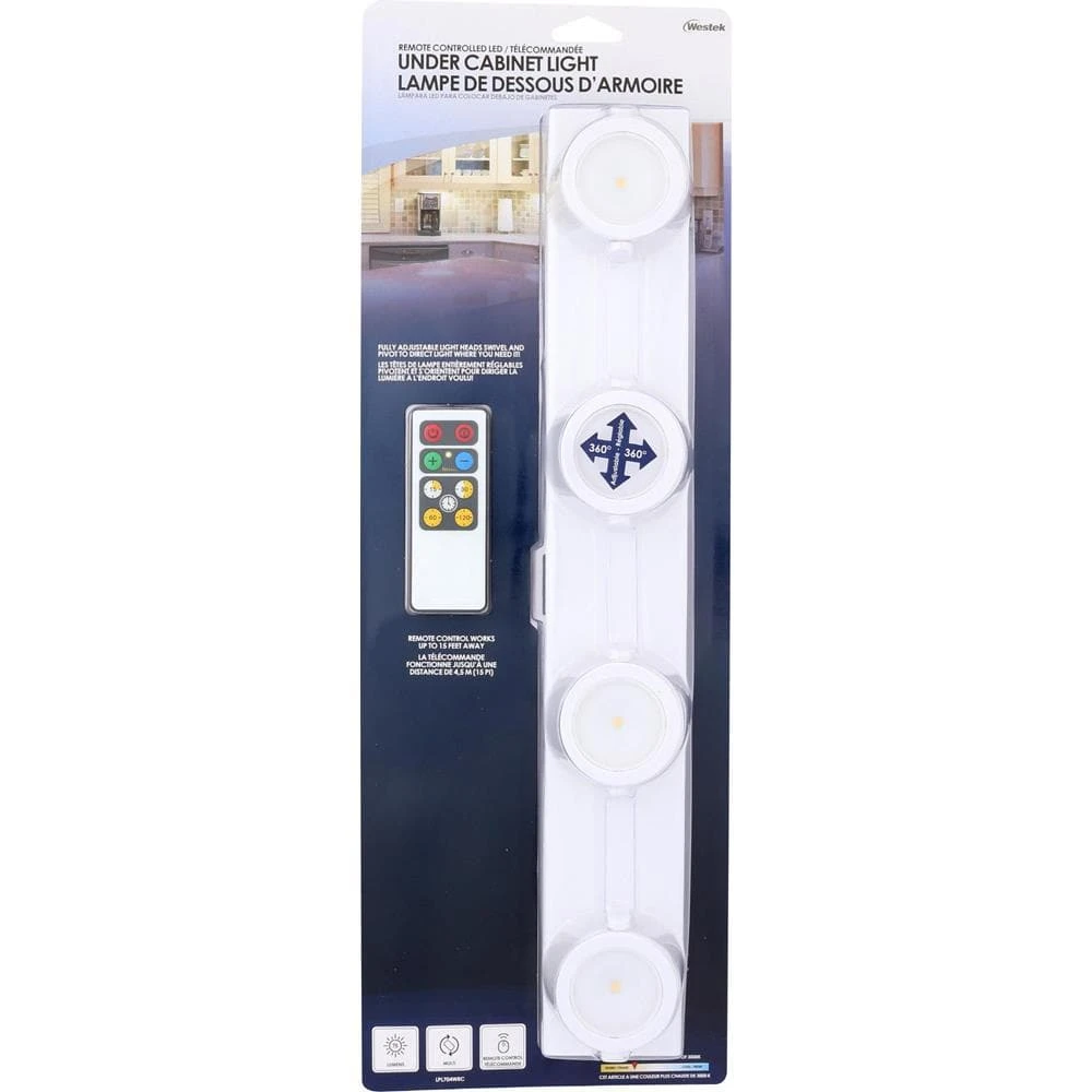 2.25 In. White LED Track-Light With Remote 8 2.25 In. White LED Track-Light With Remote - Image 6