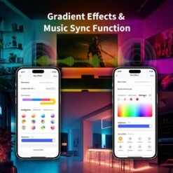 LED Strip T1,6.56 Ft., Plug-In, Rope Light, RGBIC With Gradient Effects, Tunable Whites, AqaraHub Is Required -Lamp Parts white rope lights rls k02d fa 1000