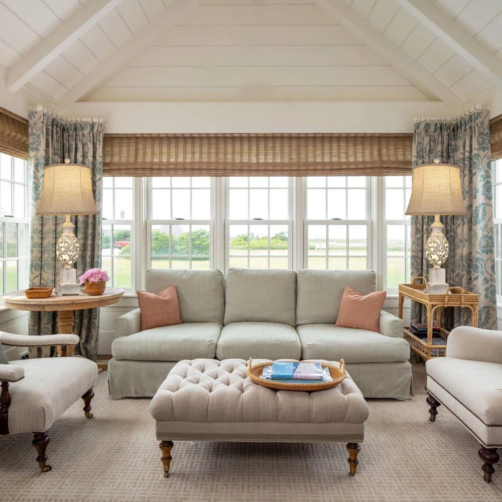 28 In. Distressed White Tall Bedside Lamp With Night Light Rustic Table Lamps With Linen Shade For Living Room End Table 12 28 In. Distressed White Tall Bedside Lamp With Night Light Rustic Table Lamps With Linen Shade For Living Room End Table - Image 10