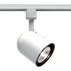 1-Light PAR30 White Short Bullet Cylinder Track Lighting Head