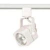 1-Light MR16 120-Volt Square White Track Lighting Head -Lamp Parts white satco track lighting heads th312 64 1000