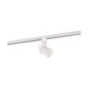 White Integrated LED Fixed Track Step Head 24° Beam Angle -Lamp Parts white satco track lighting heads th491 64 1000