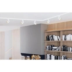 White Integrated LED Linear Track Step Head 24° Beam Angle -Lamp Parts white satco track lighting heads th496 31 1000