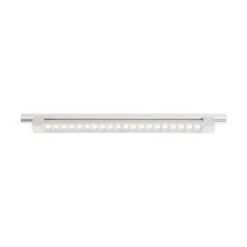White Integrated LED Fixed Track 2 Ft. Exposed Socket Head Light Bar -Lamp Parts white satco track lighting heads th502 1f 1000