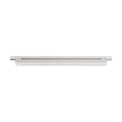 White Integrated LED Fixed Track 2 Ft. Exposed Socket Head Light Bar -Lamp Parts white satco track lighting heads th502 c3 1000