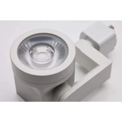 Lantern White Integrated LED Fixed Track Step Head Light Fixture, 24° Beam Spread 10 Lantern White Integrated LED Fixed Track Step Head Light Fixture, 24° Beam Spread -Lamp Parts white satco track lighting heads th651 1f 1000