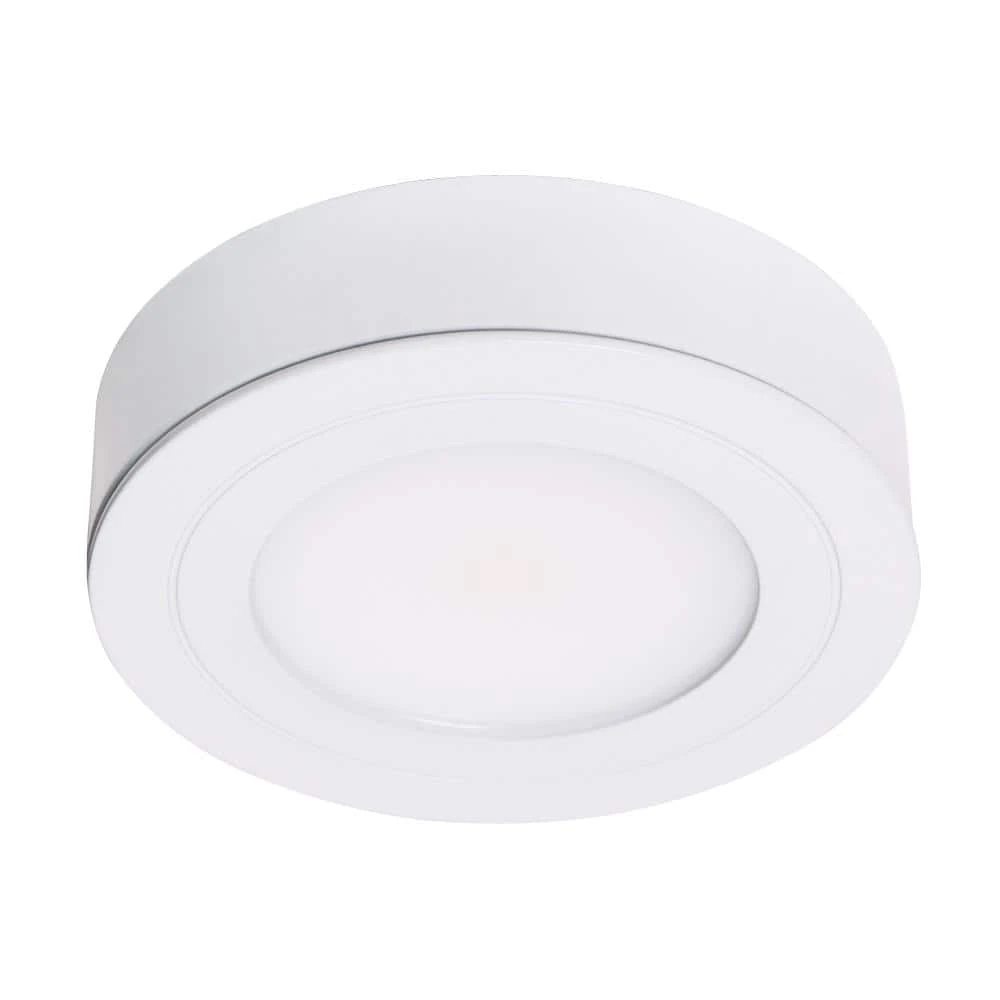 PureVue Tunable LED Undercabinet Puck Light, CCT 2700K - 5000K, Matte White 3 PureVue Tunable LED Undercabinet Puck Light, CCT 2700K - 5000K, Matte White
