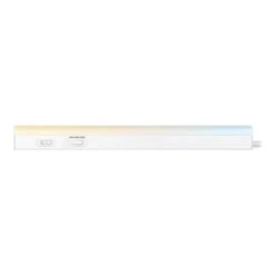 Sunlite Plug-In 12 In. Linkable Adjustable 3 Color Selectable CCT 3000K 4000K 5000K White LED Under Cabinet Light