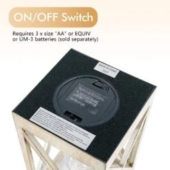 8.9 In. 2-Pack Retro Battery Powered Indoor Table Lamps, White Finish -Lamp Parts white table lamps wbtl jh10 wh 44 1000