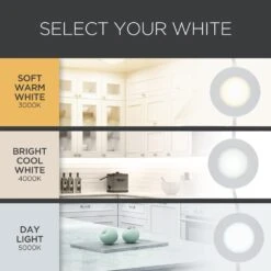 ProLink Plug-in LED Under Cabinet Puck Lights (5-Pack) -Lamp Parts white ultra prograde puck lights 55215 t1 4f 1000