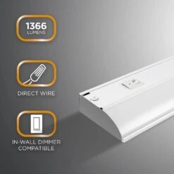 ProWire Direct Wire 36 In. LED White Under Cabinet Light -Lamp Parts white ultra prograde under cabinet bar lights 64767 t1 c3 1000