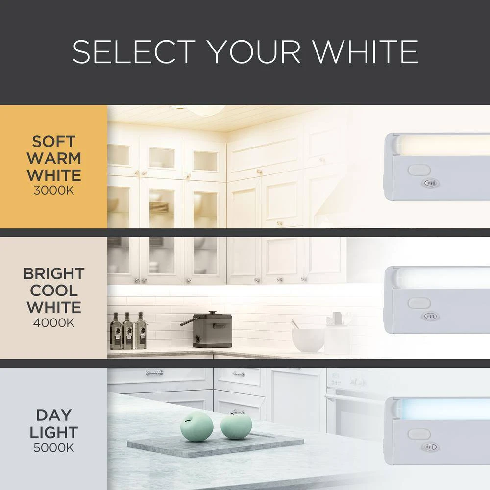 18 In. Plug-In White Integrated LED Under Cabinet Light, Bundled With ProLink In-Line Module (Sliding Dimmer) 7 18 In. Plug-In White Integrated LED Under Cabinet Light, Bundled With ProLink In-Line Module (Sliding Dimmer) - Image 5