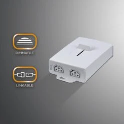 18 In. Plug-In White Integrated LED Under Cabinet Light, Bundled With ProLink In-Line Module (Sliding Dimmer) 14 18 In. Plug-In White Integrated LED Under Cabinet Light, Bundled With ProLink In-Line Module (Sliding Dimmer) -Lamp Parts white ultra prograde under cabinet bar lights 83592 66 1000