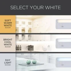 24 In. Plug-In White Integrated LED Under Cabinet Light, Bundled With ProLink In-Line Module (Motion Sensing) -Lamp Parts white ultra prograde under cabinet bar lights 83599 4f 1000