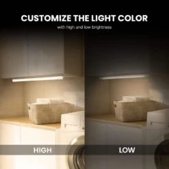 24 In. Plug-In White Integrated LED Linkable Under Cabinet Light, Soft White 3000K 14 24 In. Plug-In White Integrated LED Linkable Under Cabinet Light, Soft White 3000K -Lamp Parts white under cabinet bar lights ucl24 3k hd 1d 1000