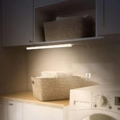 24 In. Plug-In White Integrated LED Linkable Under Cabinet Light, Soft White 3000K 17 24 In. Plug-In White Integrated LED Linkable Under Cabinet Light, Soft White 3000K -Lamp Parts white under cabinet bar lights ucl24 3k hd 4f 1000