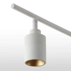 Shura 6-Head LED Swivel Track Light, Directional Spot Lights, Dimmable - White -Lamp Parts white vidalite track lighting kits ce1009226 44 1000