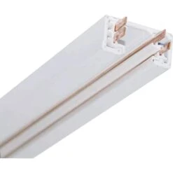 6 Ft. 120-Volt 2-Circuit/1-Neutral White Aluminum Linear Track System/Rail/Section