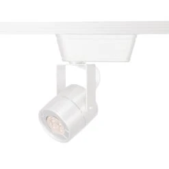 HT-809 1-Light White Low Voltage Track Head With 8-Watt LED Bulb 50-Watt Max For H Track
