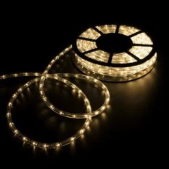 Outdoor 50 Ft. 110-Volt Plug-In Warm White Integrated LED Light Color Changing Rope Light -Lamp Parts white walsport rope lights usli1001ww 4f 1000