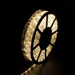 Outdoor 50 Ft. 110-Volt Plug-In Warm White Integrated LED Light Color Changing Rope Light -Lamp Parts white walsport rope lights usli1001ww fa 1000