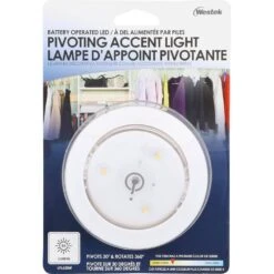 Swivel LED Puck Light -Lamp Parts white westek puck lights lpl620w 44 1000