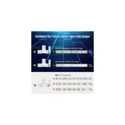 RGB White Single Circuit Track Lighting Connector Kit 100-Pack -Lamp Parts white yichuhaoxi track lighting connectors 26427fph033 76 1000