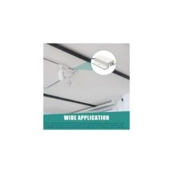 2 Ft. White Single Circuit Floating Canopy Connector Track Lighting Rail H Type 3-Wire 2 Pack Adjustable Accessories 17 2 Ft. White Single Circuit Floating Canopy Connector Track Lighting Rail H Type 3-Wire 2 Pack Adjustable Accessories -Lamp Parts white yichuhaoxi track lighting rails 23127fph033 fa 1000