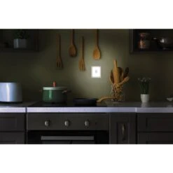 3-Watt 100 Lumens Battery Powered Integrated LED Switch Puck Light, Wood Grain 6 Pack -Lamp Parts wood grain puck lights cl swl100wg 6pk 44 1000