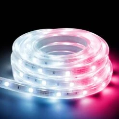 Xtreme Plug-in Clear And Multi-Color 16.4 Ft. LED Path Light With Indoor/Outdoor Custom Light Strip Remote Control -Lamp Parts xtreme rope lights xlb7 1037 rgb 44 1000
