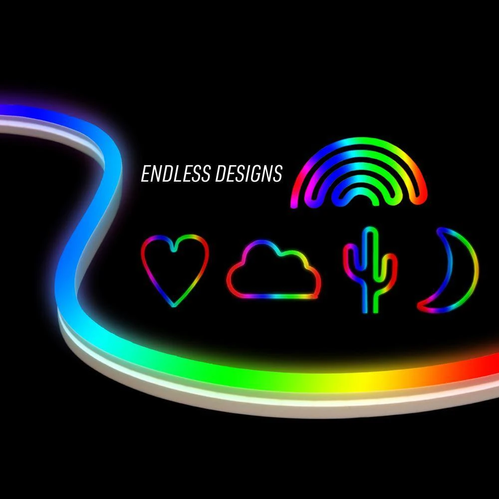 Xtreme Neon Multi-Color 6.5 Ft. LED Light Strip, Remote Control, 16 Colors/4 Flash Modes, Bendable For Creative Shapes 5 Xtreme Neon Multi-Color 6.5 Ft. LED Light Strip, Remote Control, 16 Colors/4 Flash Modes, Bendable For Creative Shapes - Image 3