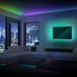 Xtreme 12 Ft. Multi-Color LED Strip, Customizable With Remote, 16 Color And 4 Modes, Ideal For Device Backlighting -Lamp Parts xtreme wall light panels xlb7 1065 blk 1f 1000