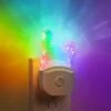 0.5-Watt Plug In Color-Changing Kids Night Light With Dusk-To-Dawn Sensor For Bathroom, Kid Room (4-Pack)