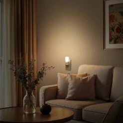 LED Dimmable Night Light Plug-In, 3000K Soft White, Dusk To Dawn Sensor, 2-Pack For Kids Room, Nursery, Hallway -Lamp Parts yansun night lights ha gy00802us 2ap3 76 1000