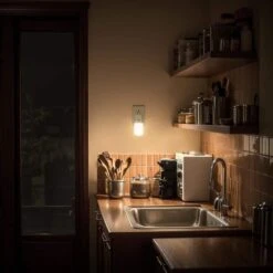 LED Dimmable Night Light Plug-In, 3000K Soft White, Dusk To Dawn Sensor, 4-Pack For Kids Room, Nursery, Hallway -Lamp Parts yansun night lights ha gy00802us 4ap3 fa 1000