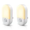 Motion Sensor Night Light Plug-In, 2-Pack, 3000K Warm White, Adjustable Brightness For Bathroom, Bedroom, Hallway -Lamp Parts yansun night lights ha gy03102us 2ap3 64 1000