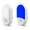 Blue Motion Sensor Plug-In LED Night Lights With Adjustable Brightness For Bedroom, Kids Room, Bathroom, 2-Pack -Lamp Parts yansun night lights ha gy031blus 2ap3 64 1000