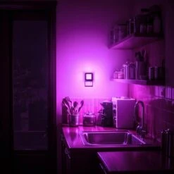 Purple Night Lights Dusk To Dawn Sensor, Adjustable Brightness For Bedroom, Bathroom, Hallway, Halloween, Party(4-Pack) -Lamp Parts yansun night lights ha gy033pus 4ap3 fa 1000